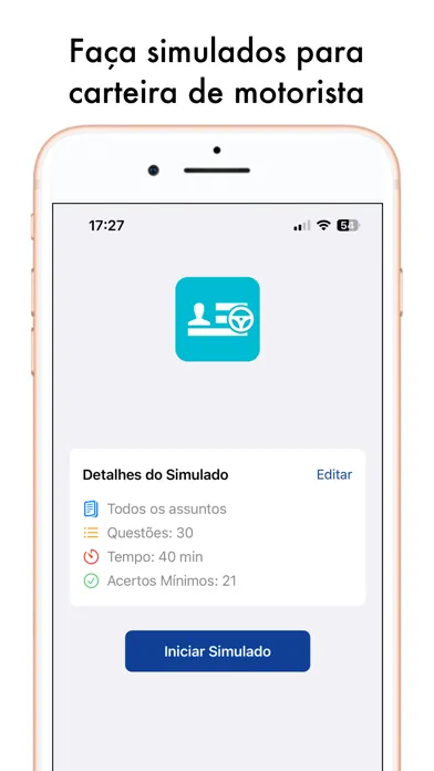 Simulado Detran Simulados CNH سکرین شاٹس