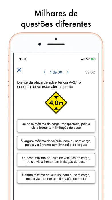 Simulado Detran Simulados CNH سکرین شاٹس