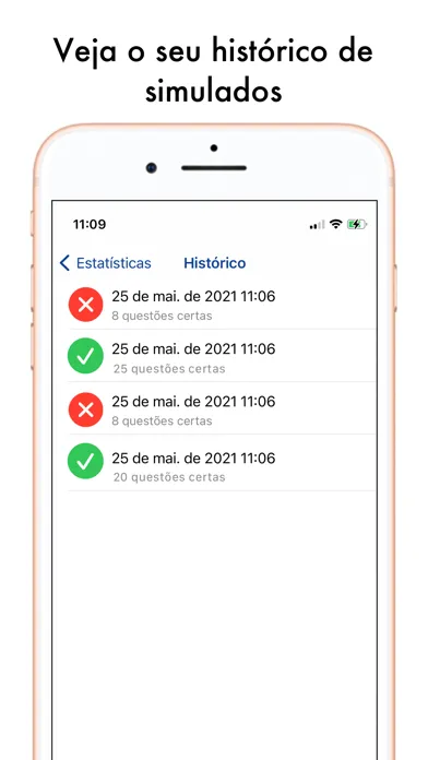 Simulado Detran Simulados CNH سکرین شاٹس