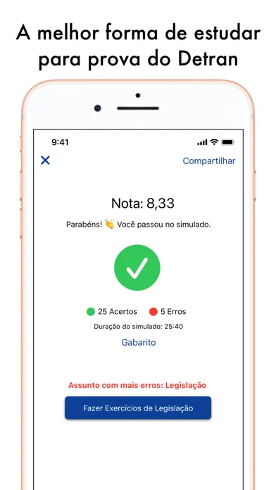 Simulado Detran Simulados CNH سکرین شاٹس