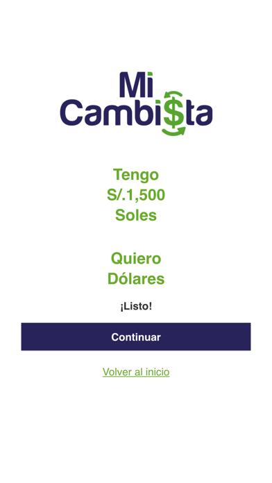 Mi Cambista سکرین شاٹس