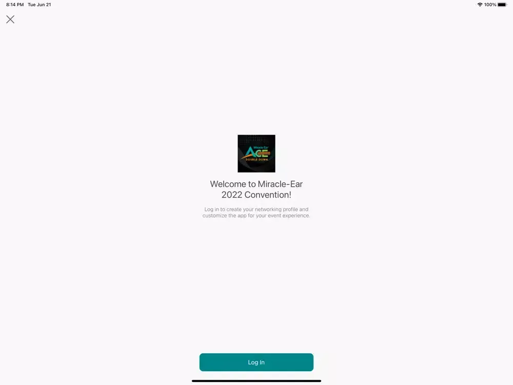 Zrzuty ekranu 2022 Miracle-Ear Convention iPad 