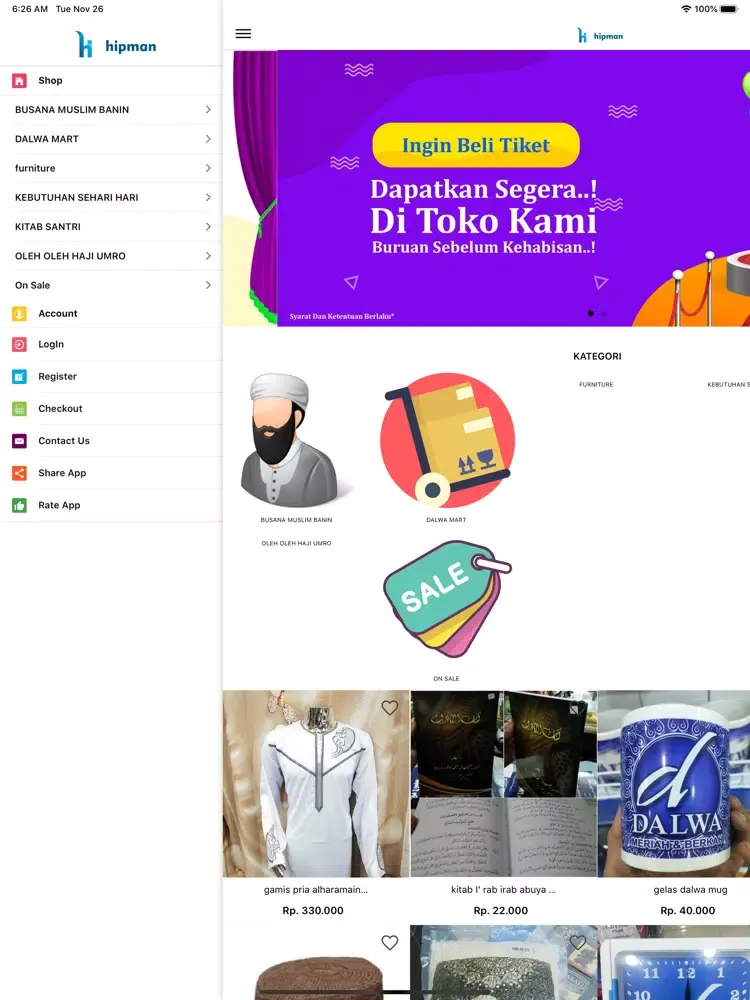 Hipman Dalwa iPad  スクリーンショット