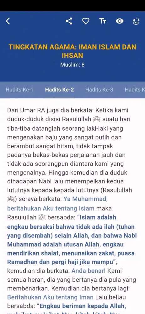 Arbain Nawawi: 42 Hadits Screenshots