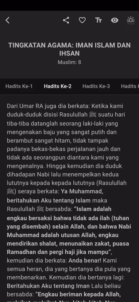 Arbain Nawawi: 42 Hadits Screenshots