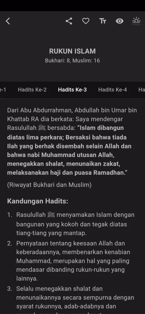 Arbain Nawawi: 42 Hadits Screenshots