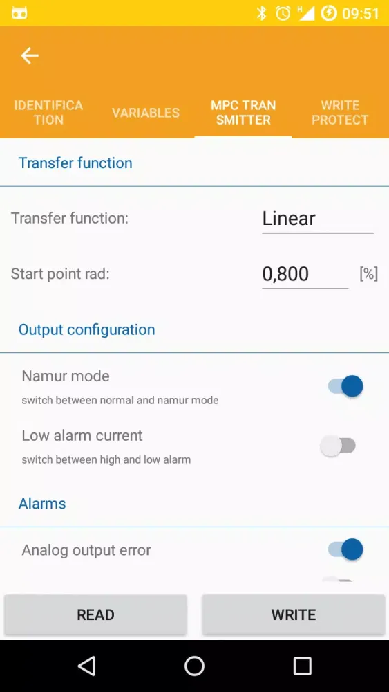 Скриншоты Aplisens Mobile Configurator