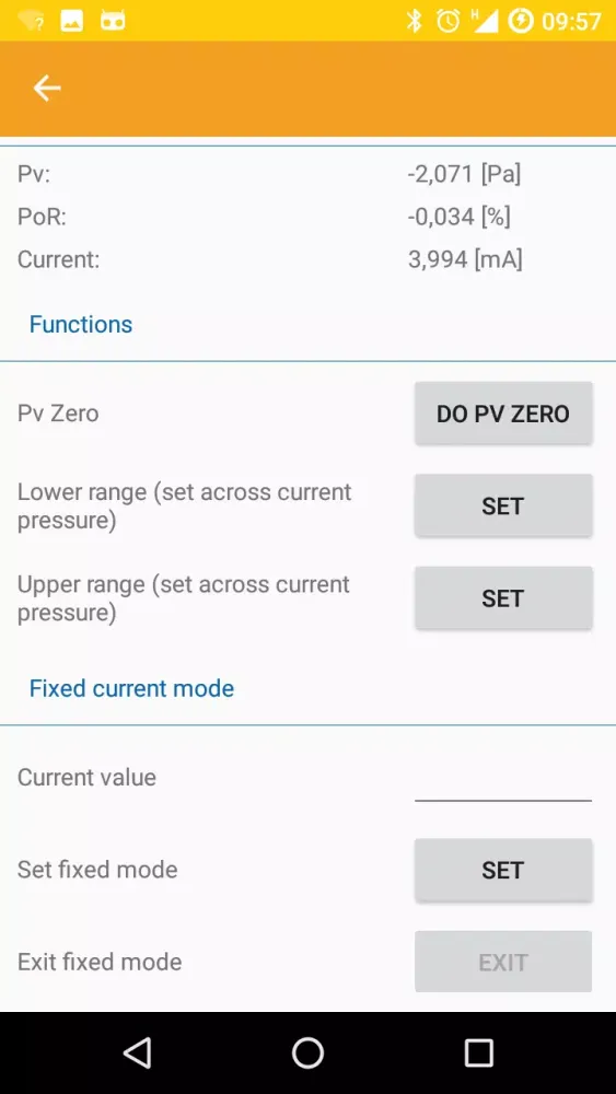 Скриншоты Aplisens Mobile Configurator