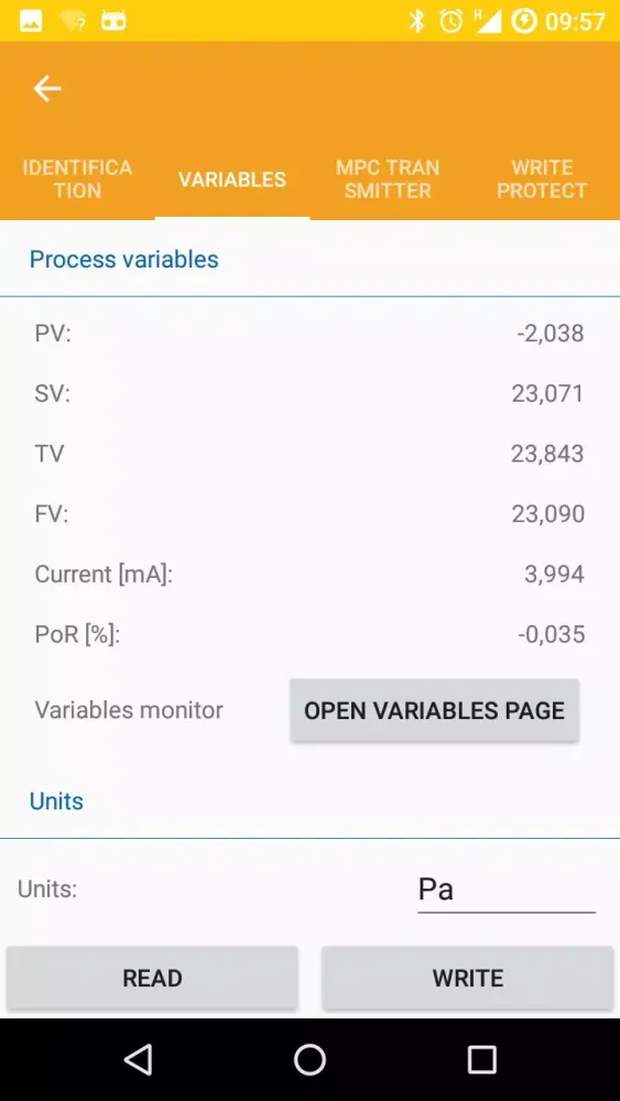 Скриншоты Aplisens Mobile Configurator