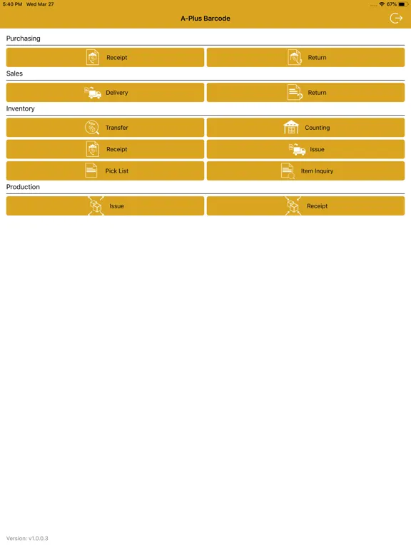 Tangkapan skrin A-Plus Barcode iPad 