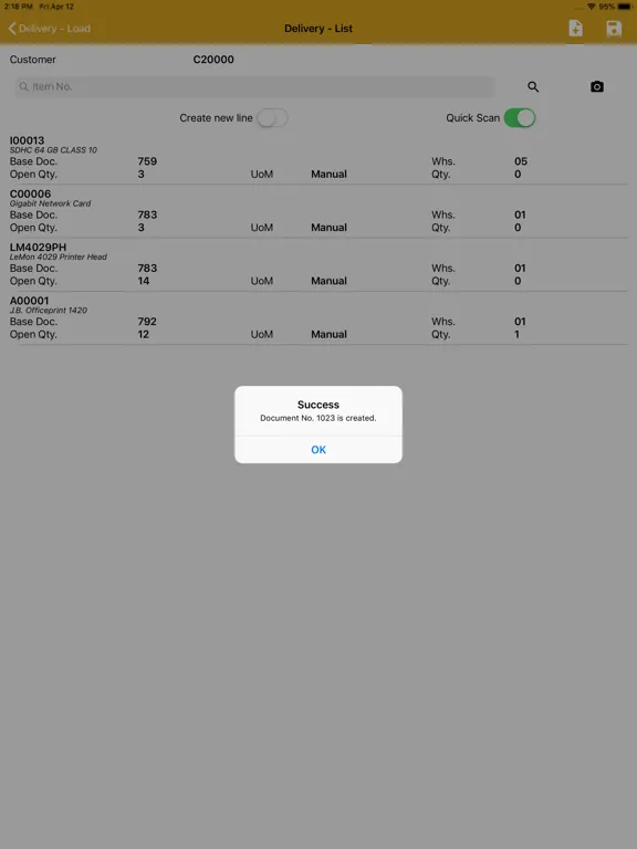 Tangkapan skrin A-Plus Barcode iPad 