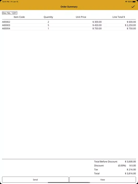 A-Plus Self-Service iPad  Screenshots