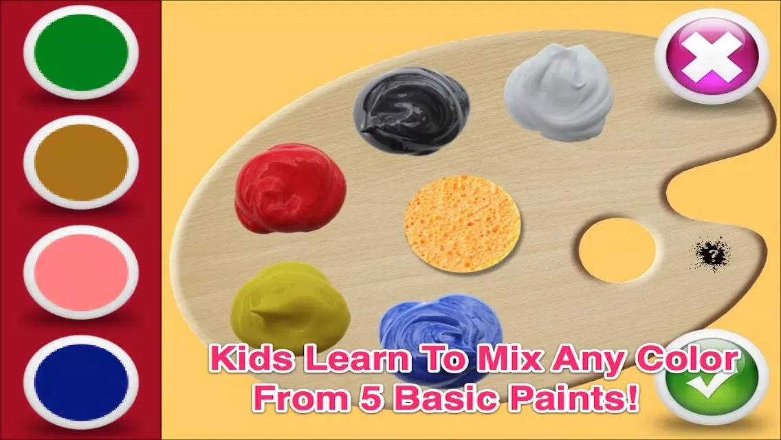 Color Mix (Animal): Learn Paint Colors by Mixing Paints & Drawing Animals for Preschool Screenshots
