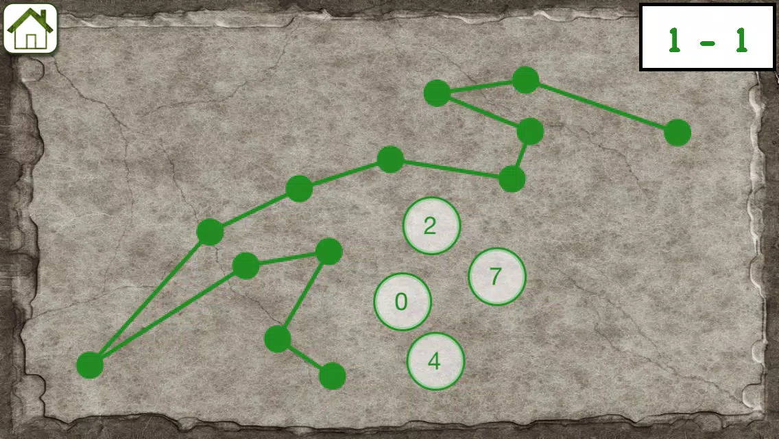 Zrzuty ekranu Math Dots(Dinosaur) - Connect To The Dot Puzzle / Kids Flashcard Drills for Adding & Subtracting