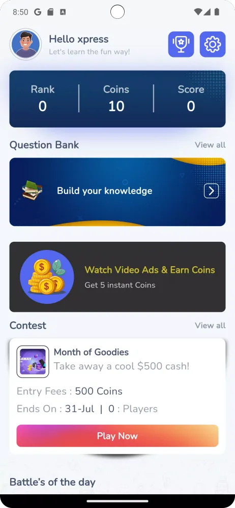 APlus Questions Screenshots