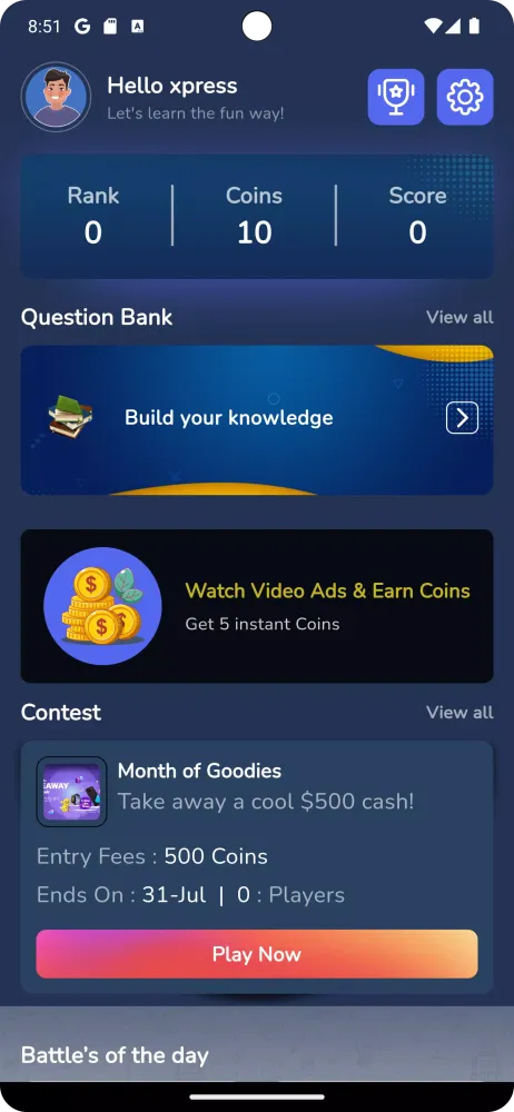 APlus Questions Screenshots