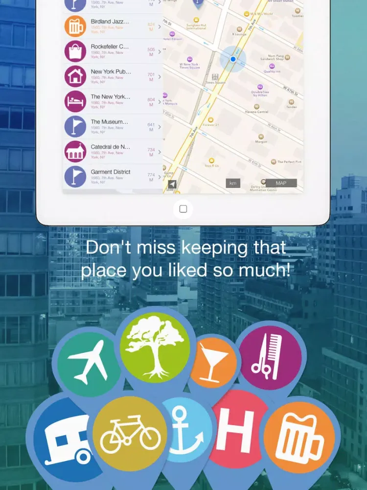 صور My Places: Save your favorite places iPad 