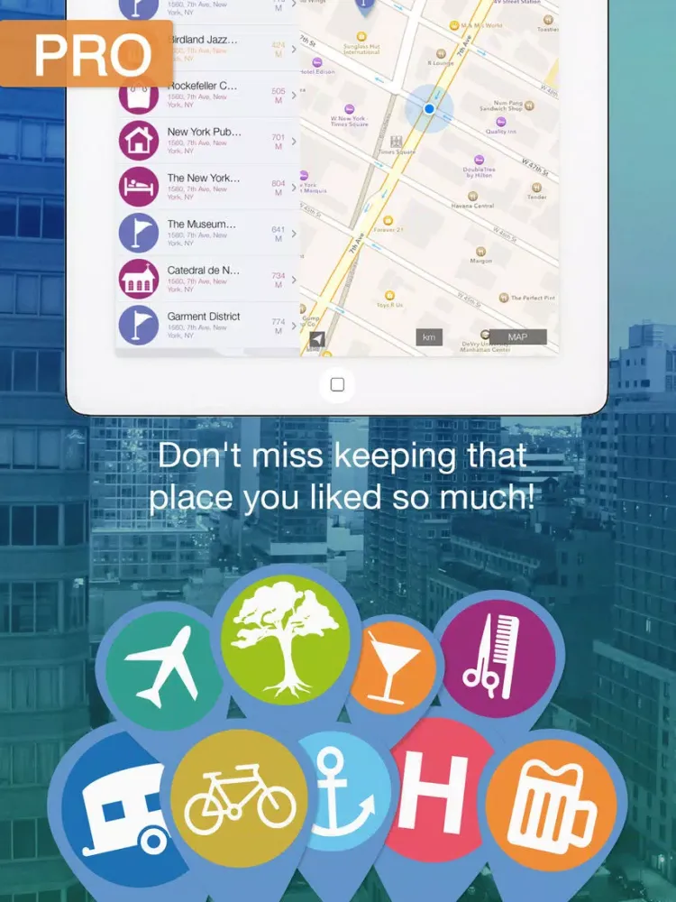 Capturas de tela do My Places Pro: Save your favorite places iPad 