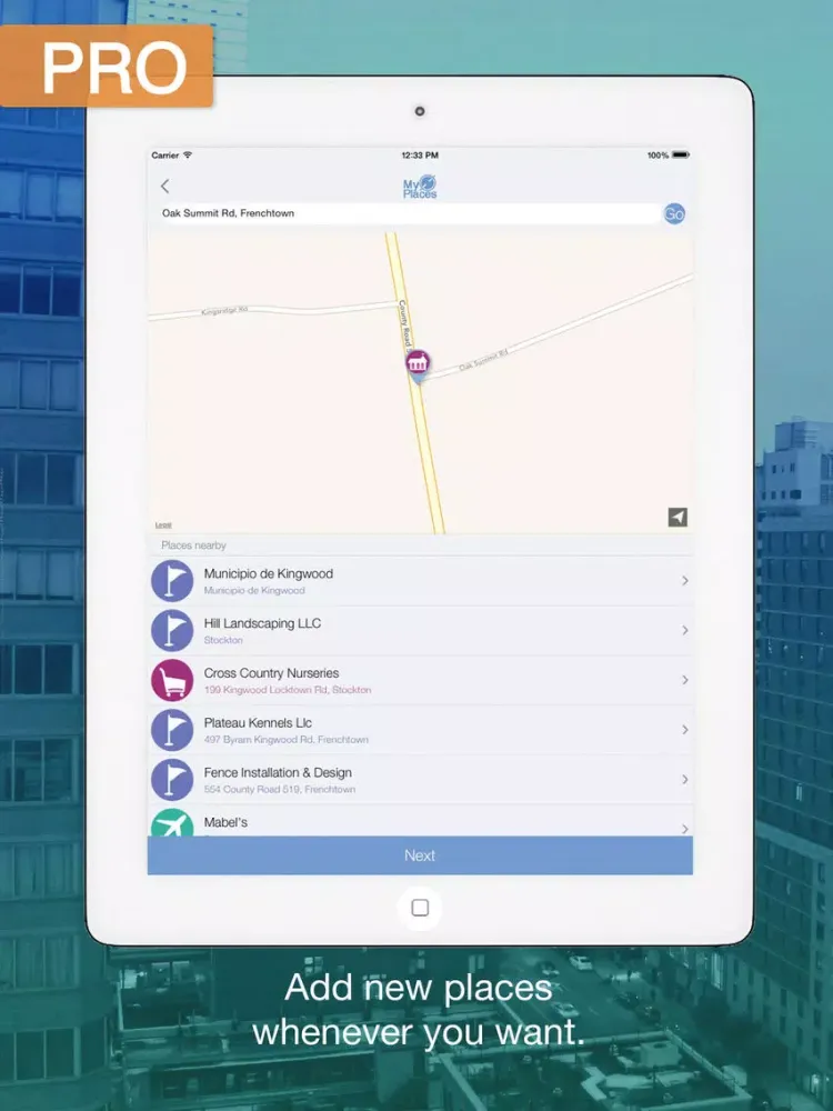Capturas de tela do My Places Pro: Save your favorite places iPad 