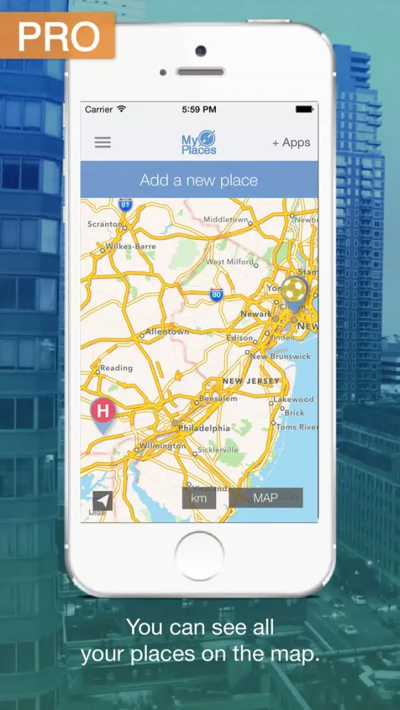 Capturas de tela do My Places Pro: Save your favorite places