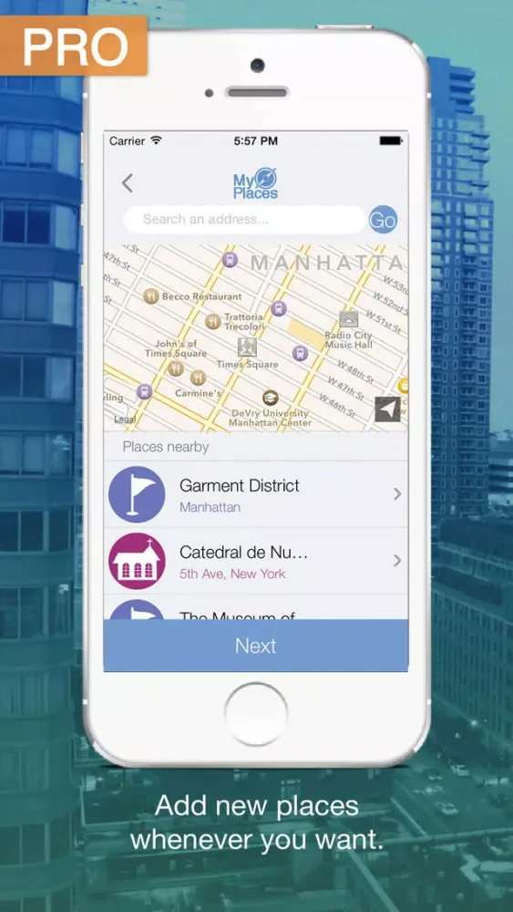 Capturas de tela do My Places Pro: Save your favorite places