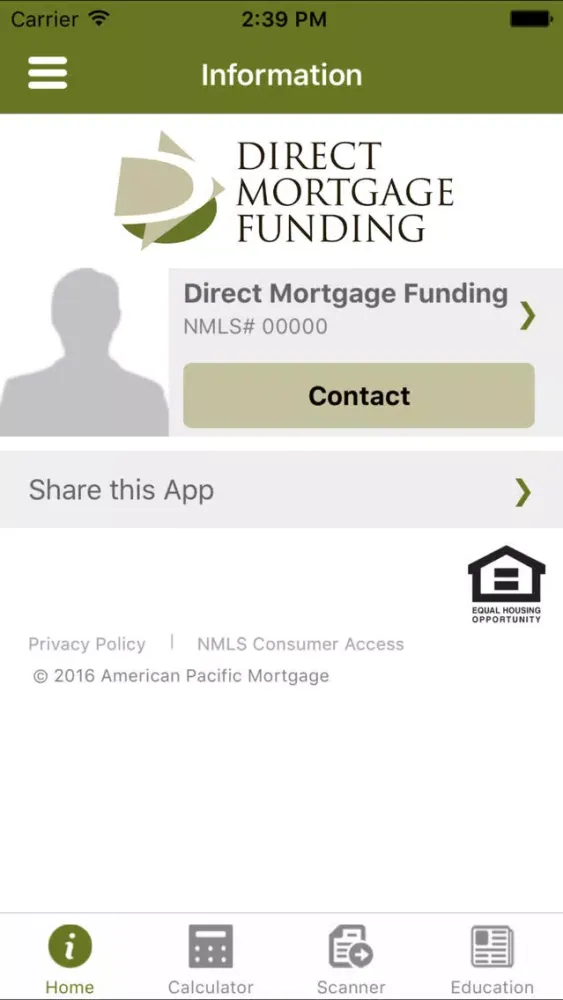 Direct Mortgage Funding Screenshots