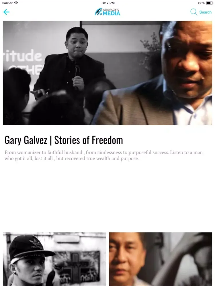 Screenshot di Asia Pacific Media iPad 