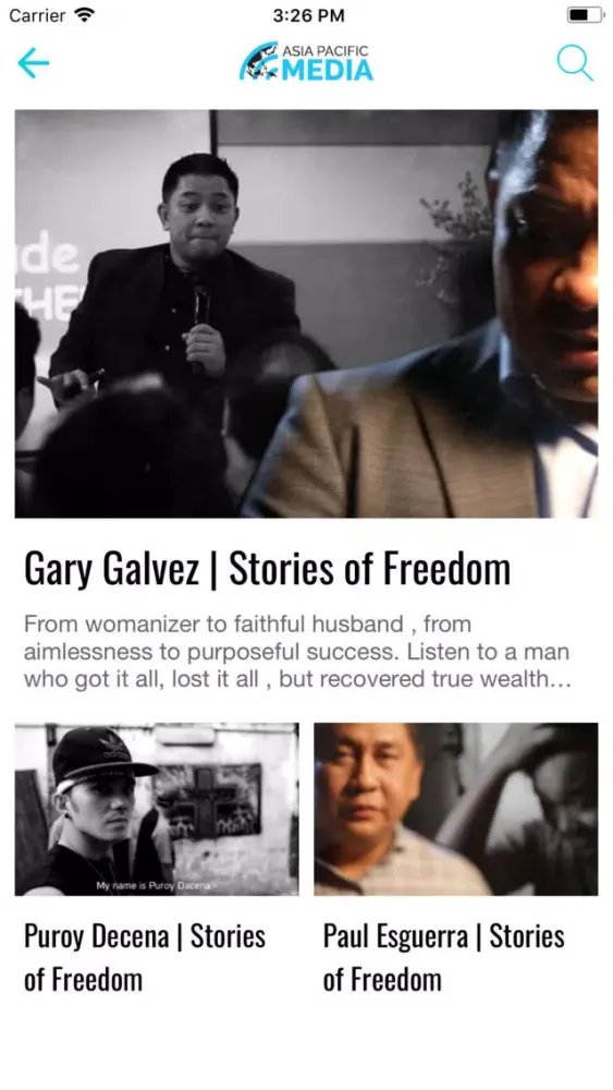 Screenshot di Asia Pacific Media