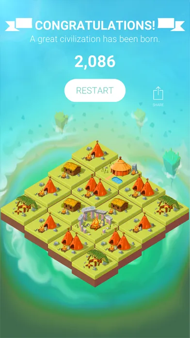 2048 Civilization سکرین شاٹس