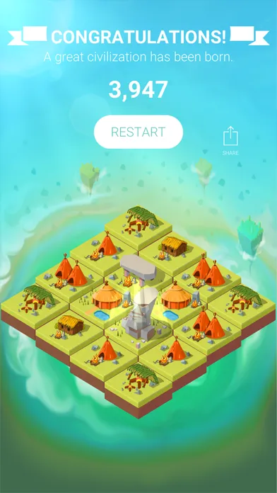 2048 Civilization سکرین شاٹس