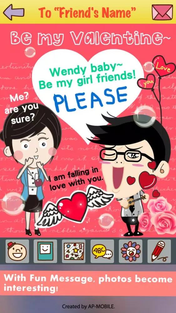 Capturas de tela do Fun Message-Free
