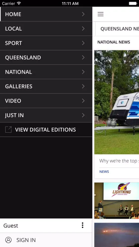 Capturas de pantalla de Sunshine Coast Daily