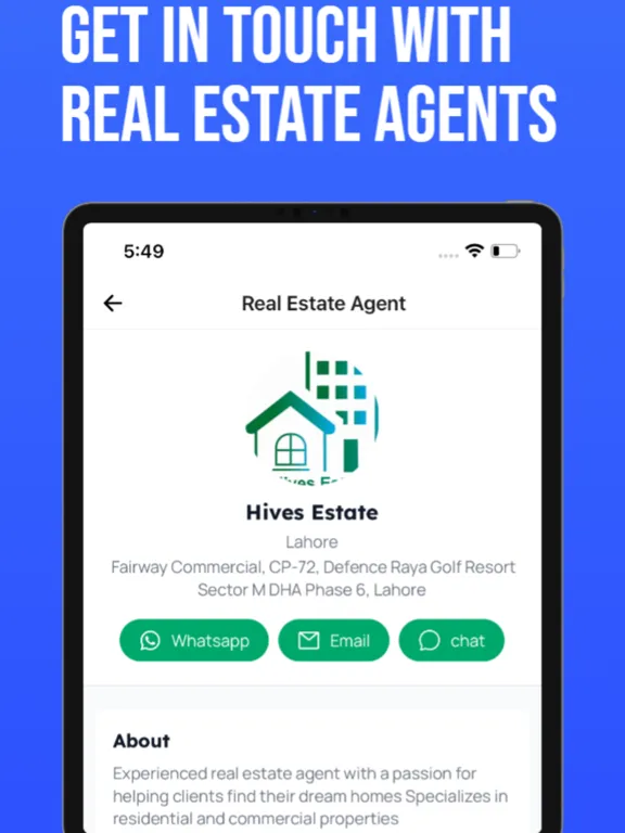 Tangkapan layar ApniManzil - Real Estate App iPad 