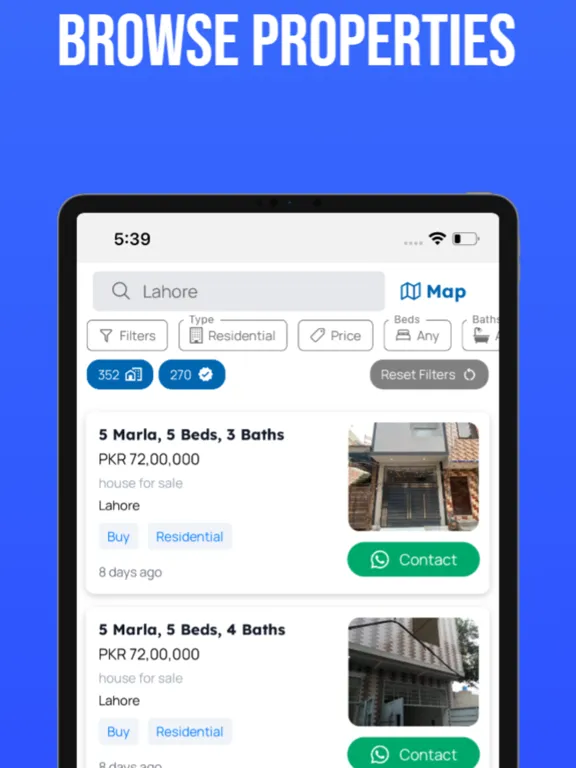 Tangkapan layar ApniManzil - Real Estate App iPad 