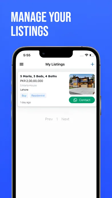 Tangkapan layar ApniManzil - Real Estate App