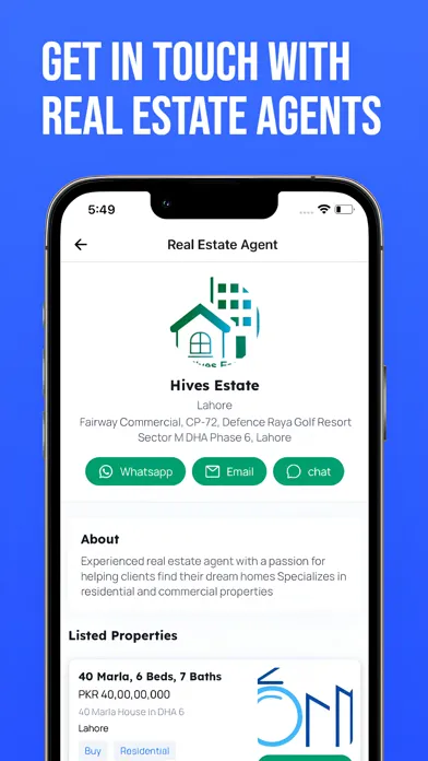 Tangkapan layar ApniManzil - Real Estate App