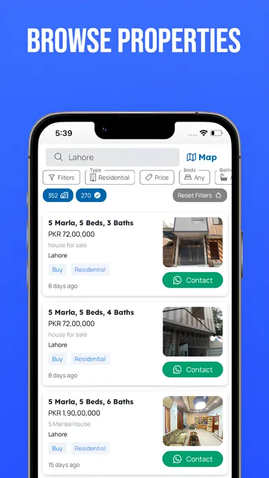 Tangkapan layar ApniManzil - Real Estate App