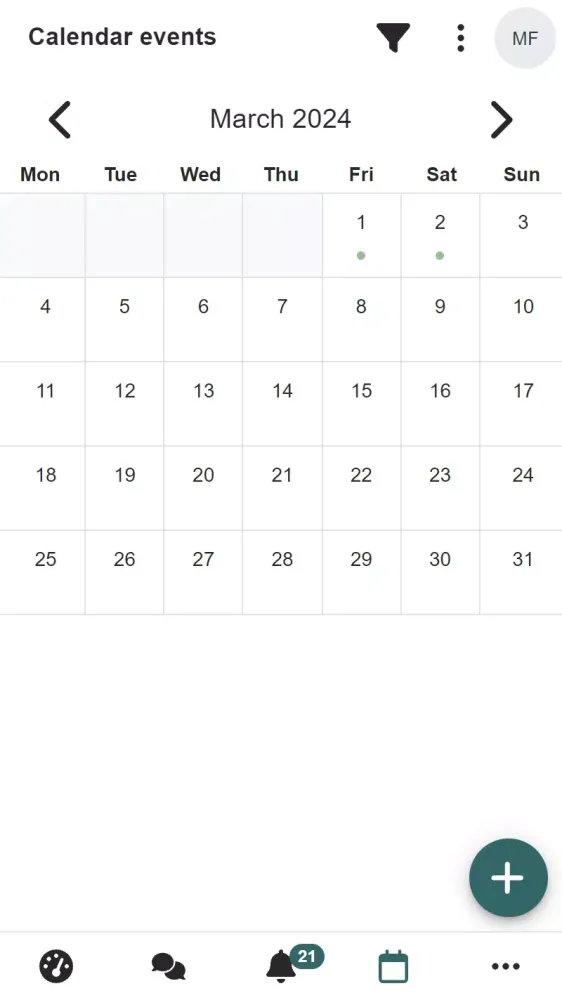 ภาพหน้าจอของ APOA Mobile