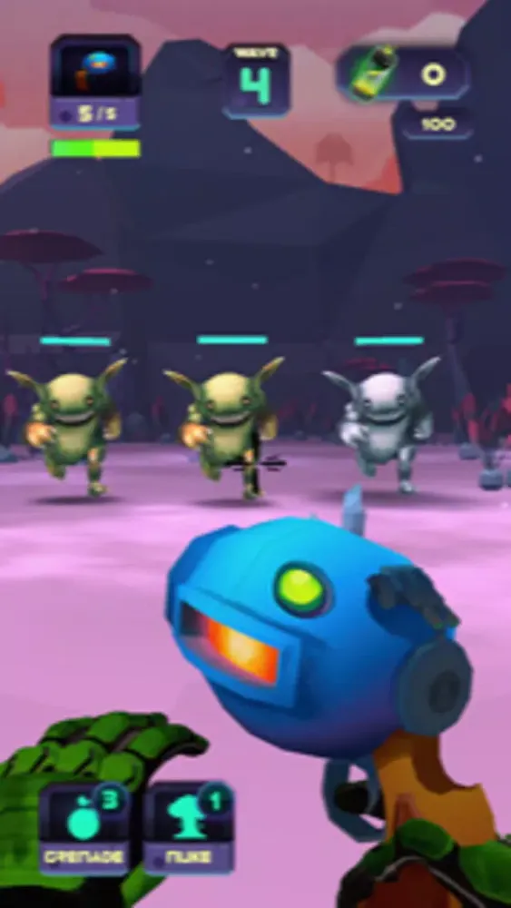 Captures d'écran de Pew Pew, Stuff Dies AR