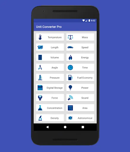 Unit Converter Pro سکرین شاٹس