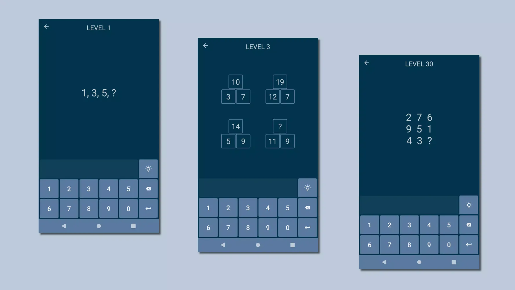 Zrzuty ekranu Math Games and Puzzles