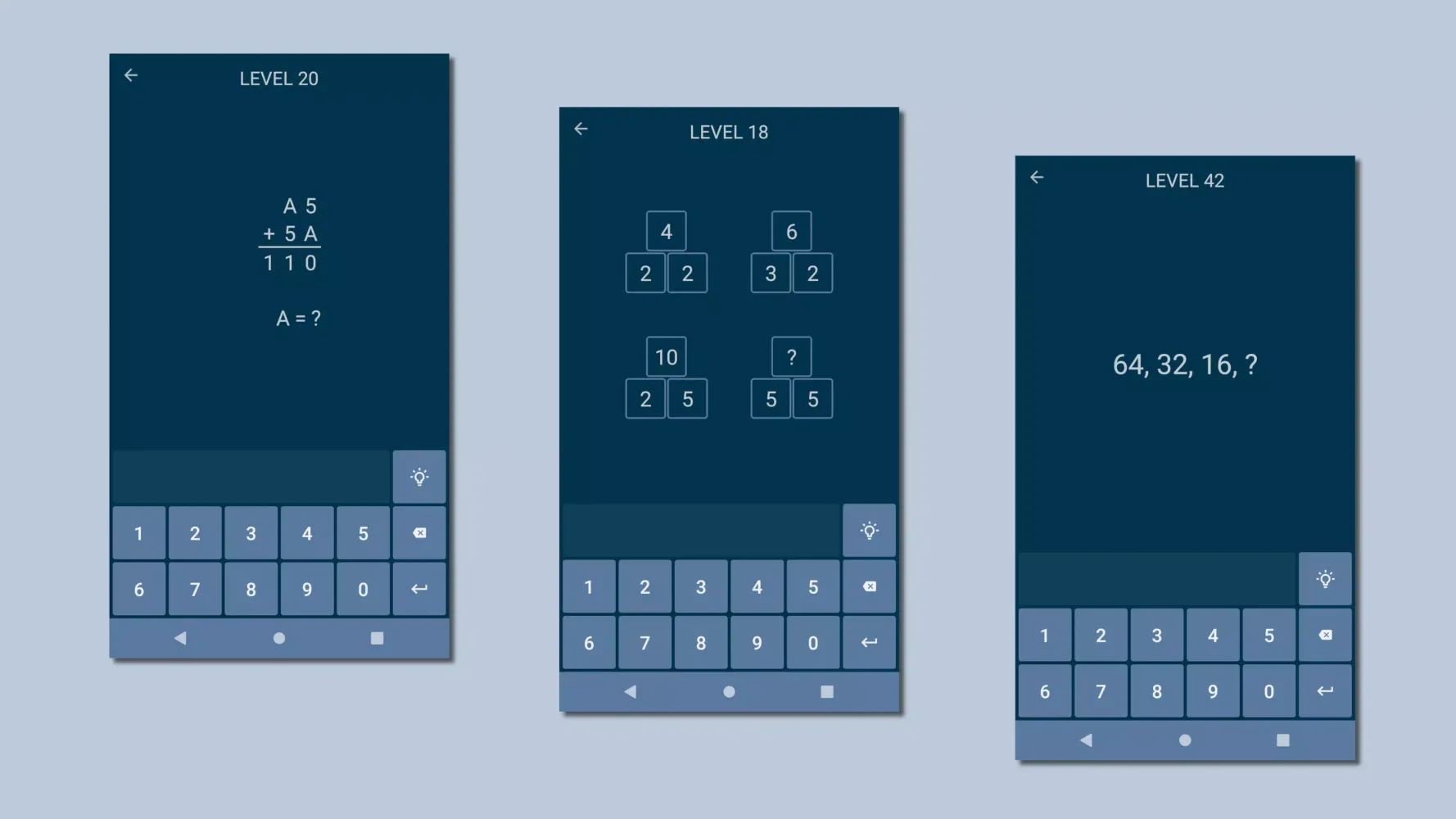Zrzuty ekranu Math Games and Puzzles