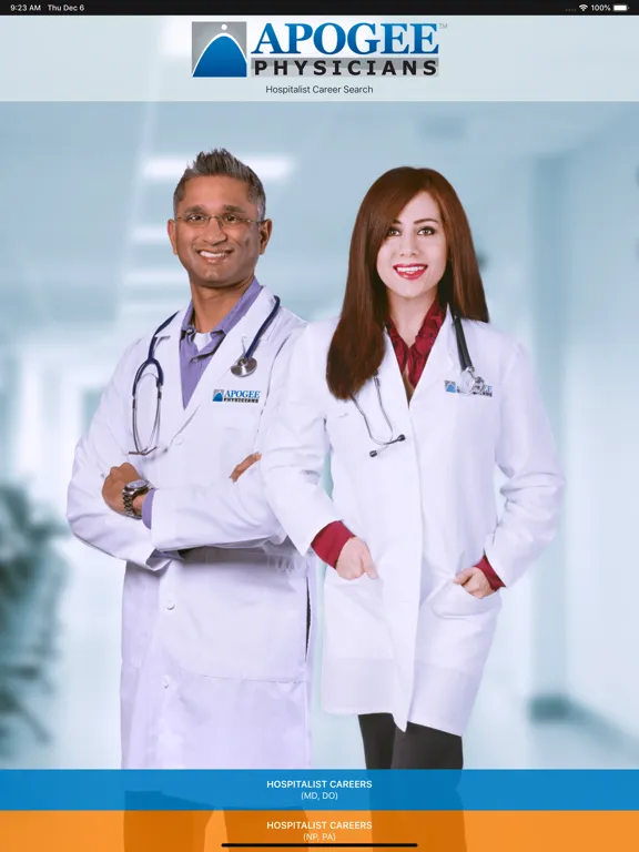 Apogee Physicians Careers iPad  স্ক্রিনশট
