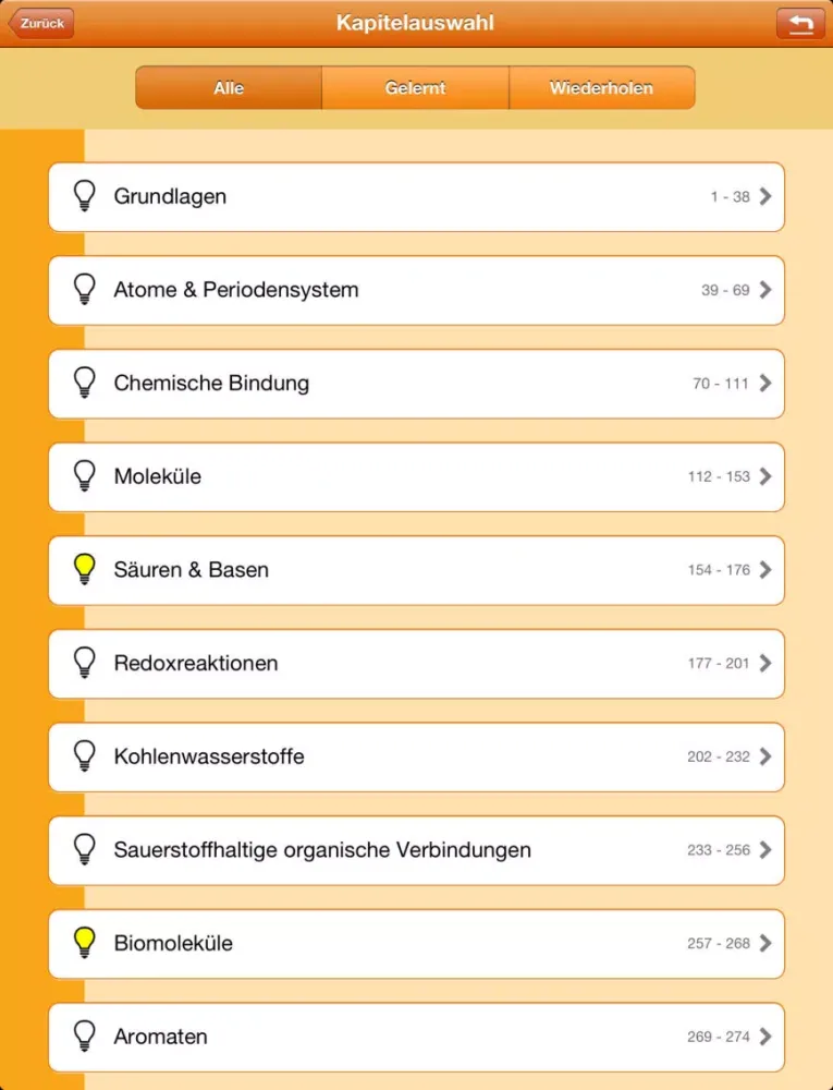 Study Chemistry – Flashcards iPad  سکرین شاٹس
