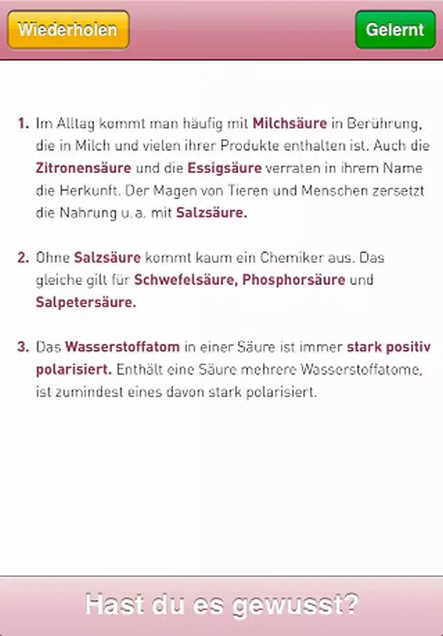 Study Chemistry – Flashcards سکرین شاٹس