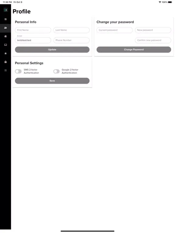 Knox World Pay iPad  স্ক্রিনশট