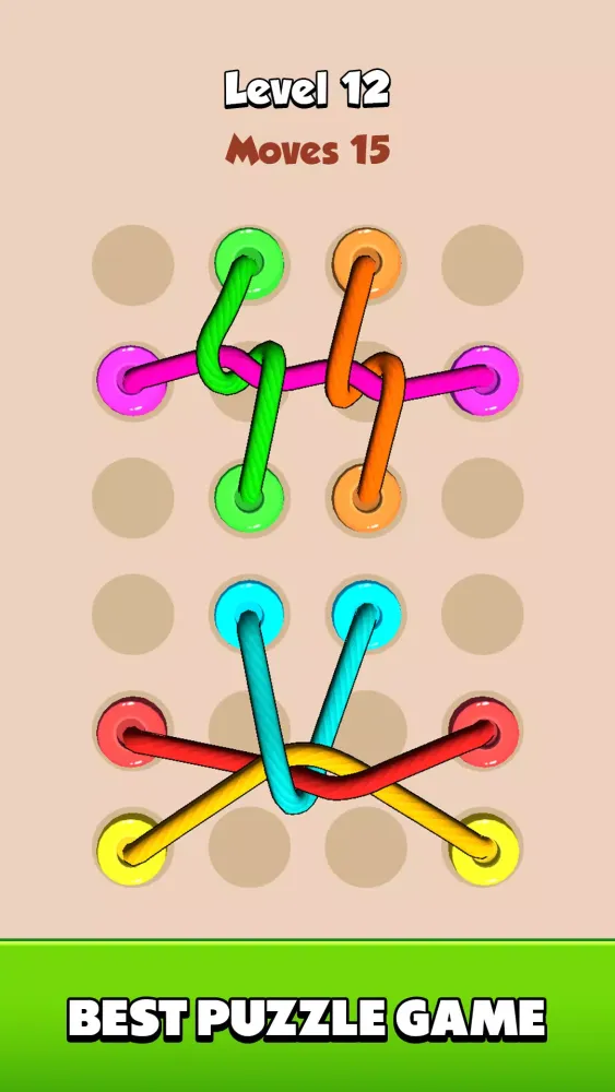 Color Tangled Rope 3D Screenshots