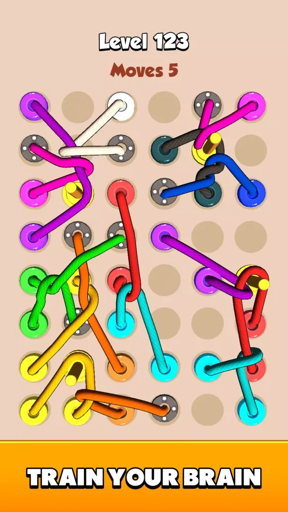Color Tangled Rope 3D Screenshots