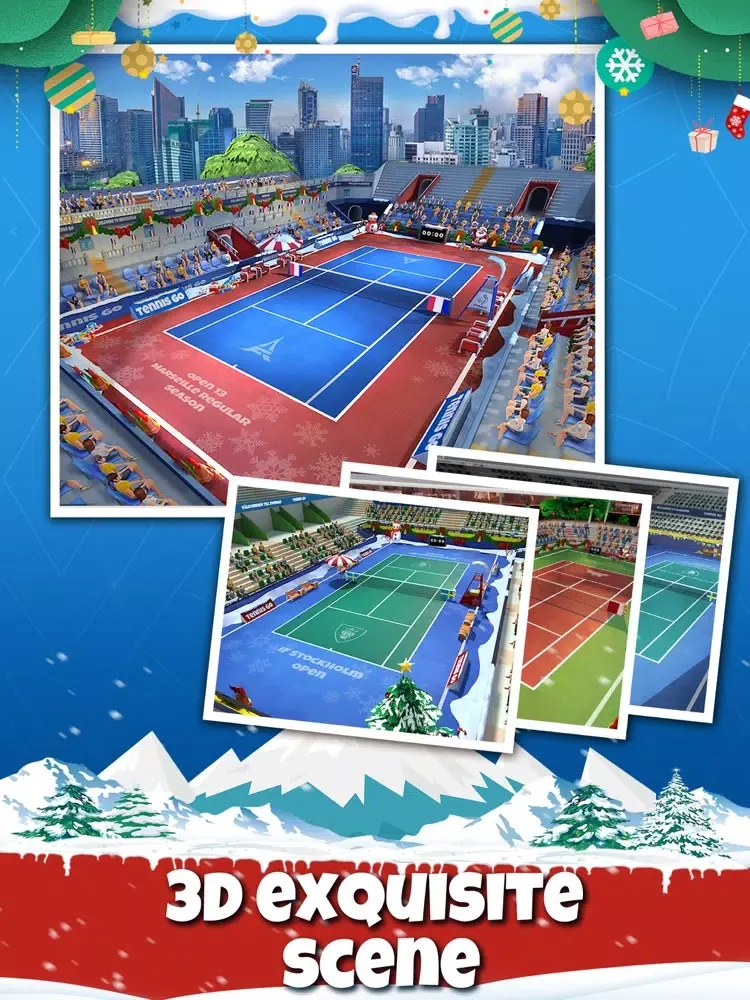 Ảnh chụp màn hình của Tennis Go: World Tour 3D iPad 
