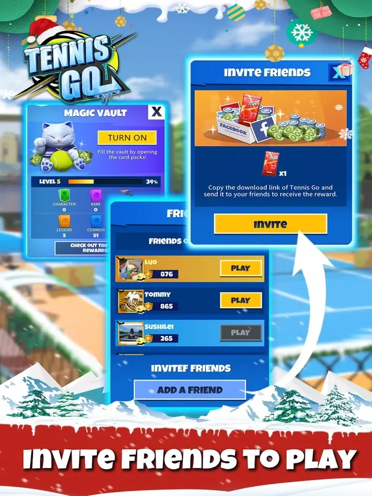 Ảnh chụp màn hình của Tennis Go: World Tour 3D iPad 